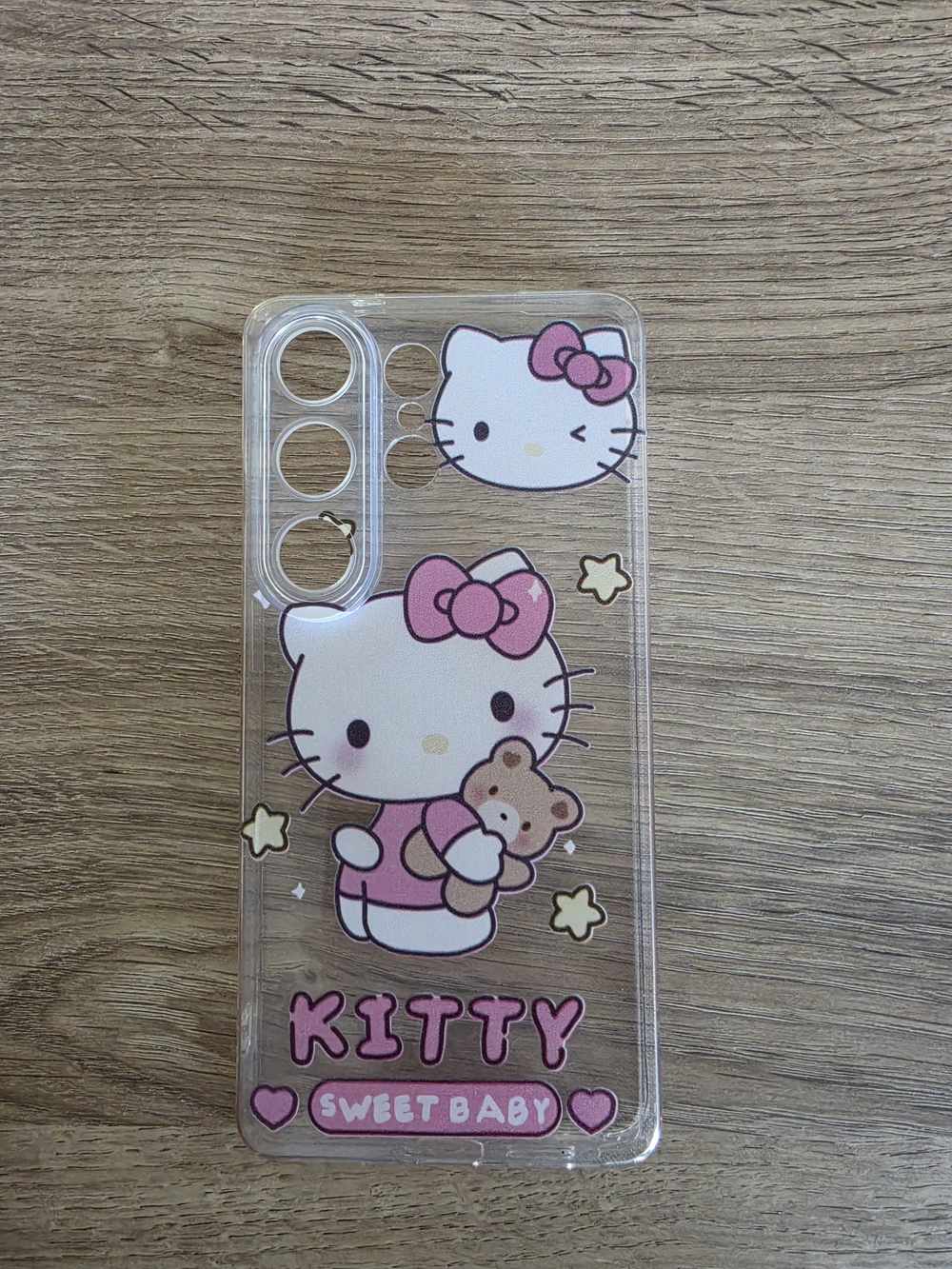 Hello Kitty Pink Clear Phone Case - Cut Design For Samsung S26 Ultra
